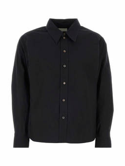 Lemaire - Navy Blue Regular Solid Shirt (XXS)