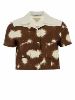 PRADA - Multicolour Regular Printed Shirt