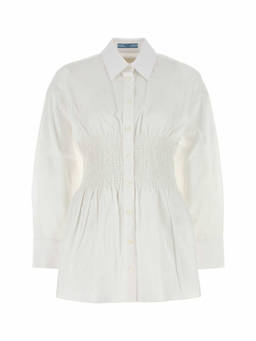 PRADA - White Poplin Shirt (S)