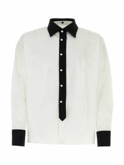 PRADA - White Poplin Oversize Shirt (S)