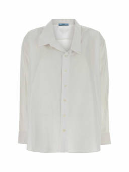 PRADA - White Loose Solid Shirt (L)