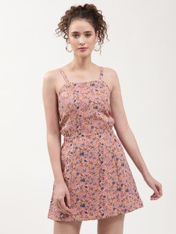 ELLE - Women Pink Floral Dress