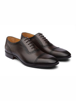 DABLR SHOES - Athens Brown Leather Shoes