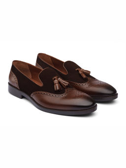 DABLR SHOES - Liverpool Chestnut Brown Leather Shoes