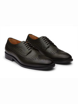 DABLR SHOES - London Green Leather Shoes