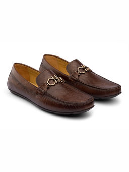 DABLR SHOES - Manchester Chestnut Brown Leather Shoes