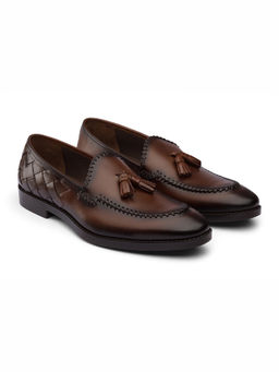 DABLR SHOES - Milano Chestnut Brown Leather Shoes