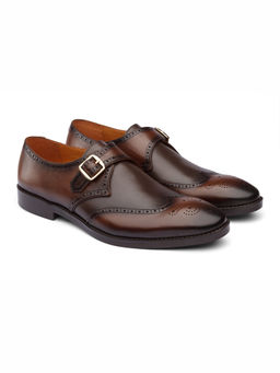 DABLR SHOES - Nairobi Chestnut Brown Leather Shoes