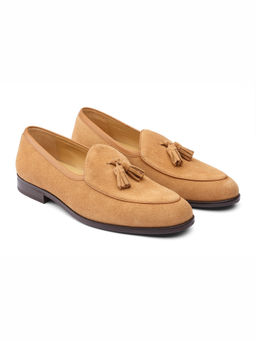 DABLR SHOES - Petersburg Tan Suede Leather Shoes