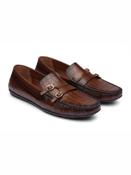 DABLR SHOES - Prague Chestnut Brown Leather Shoes