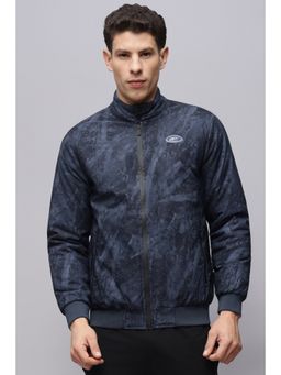 Reebok - Men's for Athleisure Navy Blue Reversible Jacket
