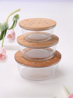 UMAI - Borosilicate Food Container - Round Happy Dance