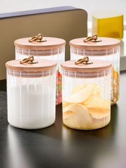 UMAI - Borosilicate Jar with Wooden Lid and Metal Loop 530ml Set