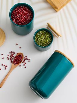 UMAI - Ceramic Jar 1000ml Green