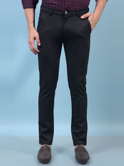 CRIMSOUNE CLUB - Men Navy Blue Trouser