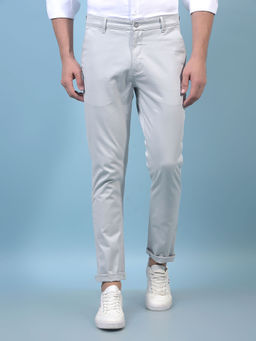 CRIMSOUNE CLUB - Men Grey Trouser