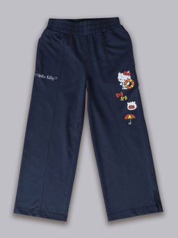 Kidsville - Hello Kitty Printed Navy Blue Jogger For Girls