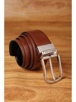 Van Heusen - Men Brown Solid Casual Belt
