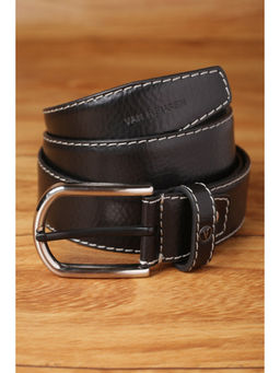 Van Heusen - Men Black Textured Casual Belt