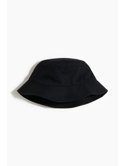 H&M - Men Black Cotton Bucket Hat
