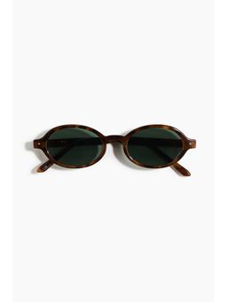 H&M - Men Brown Oval Sunglasses