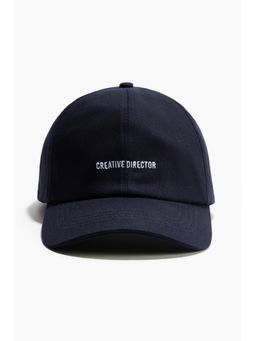 H&M - Men Multi-Color Motif-Detail Cotton Twill Cap