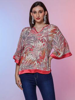 DEBONATELLA - Kaftan Orange Top