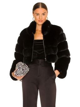 Adrienne Landau - Faux Fox Fur Jacket