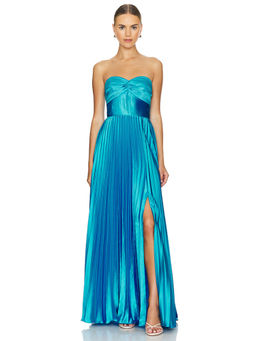 AMUR - Stef Pleated Gown
