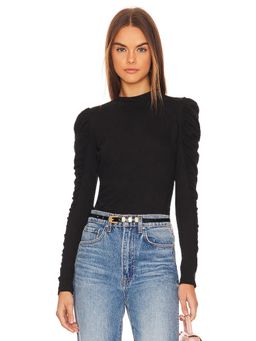 Bobi by Revolve - Shirred Sleeve Turtleneck Top