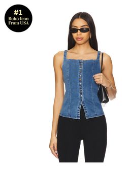 Free People - A Moment In Time Denim Vest