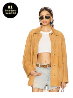 Free People - x We The Free Annalise Suede Jacket