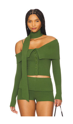 House of Sunny - One Love One Shoulder Sweater