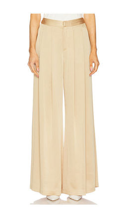 L'AGENCE - Aubrie Mid Rise Wide Leg Pant