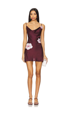Leslie Amon - Galli Hibiscus Mini Dress