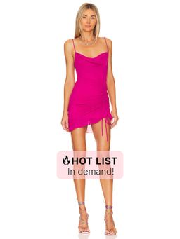 MORE TO COME - Mileva Ruched Mini Dress