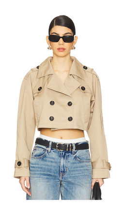 MORE TO COME - Marja Cropped Trench