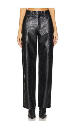 Rag & Bone - Shea Faux Leather Foil Pant