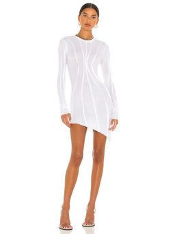 Sami Miro Vintage - Asymmetric Baby Rib Mini Dress