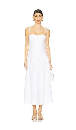Shona Joy - Blanc Gathered Bubble Midi Dress