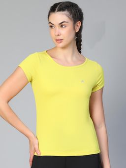 Athlisis - Self Design Dri-FIT Training or Gym T-Shirt - Yellow