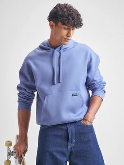 HIGHLANDER - Mens Purple Drop Shoulder Oversized Hoodie