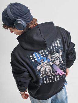 HIGHLANDER - Mens Graphic Drop Shoulder Oversized Hoodie