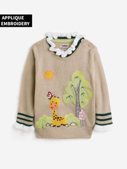 The Souled Store - Safari Infant Girls Sweater