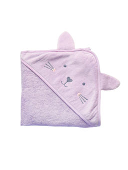 Masilo - Purple Soft Cotton Cozy Hooded Towel