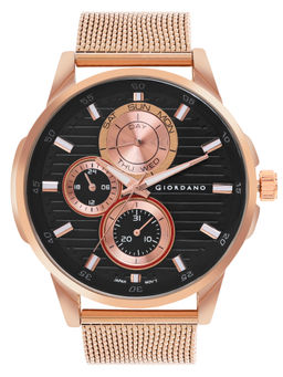 Giordano - Men Classy Black Color Dial Analog Watch (GZ-50030-22) (M)