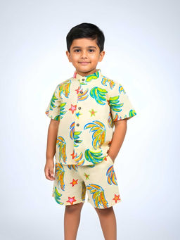 Poppi - Cream The Banana Printed Co-ord Set