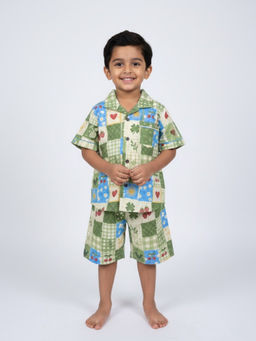 Poppi - Green The Greeny Printed Co-ord Set