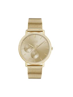Boss - Infinity Multifunction Gold Round Crystal Dial Womens Watch - 1502520