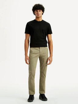 Levi's - Men'S 511 Olive Slim Fit Mid Rise Trousers